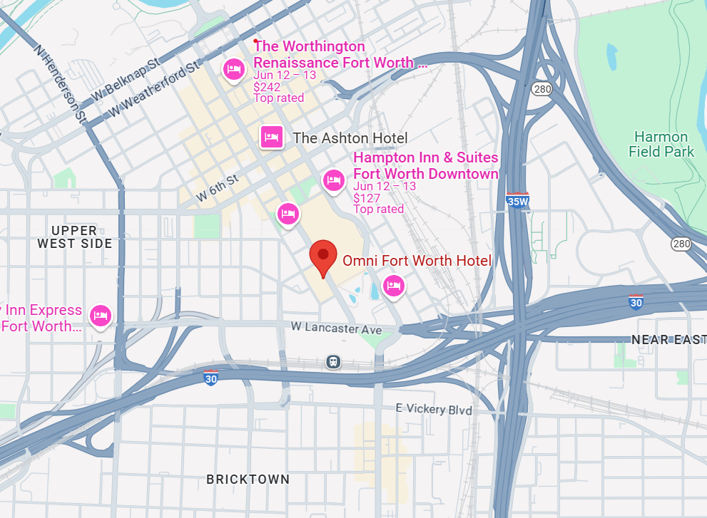 map-fort-worth